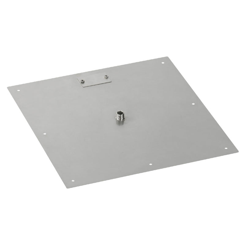 Load image into Gallery viewer, 18&quot; Square Stainless Steel Flat Pan (1/2&quot; Nipple)
