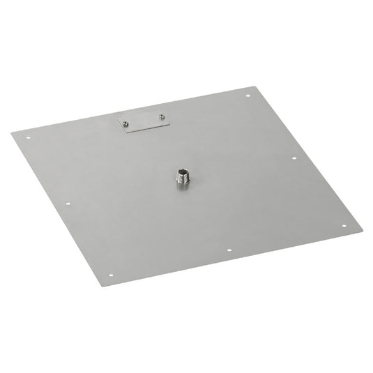 18" Square Stainless Steel Flat Pan (1/2" Nipple)