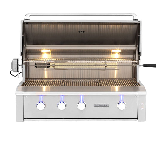 Summerset Grills Alturi Stainless Steel U-Tube Series Grill Includes Grill Cover - Natural Gas