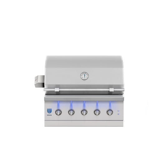 American Made Grills - Encore - Hybrid - Includes: Grill Cover, Drop-In Sear Burner, Rotisserie, Griddle Plate, Starter Kit, Care Kit