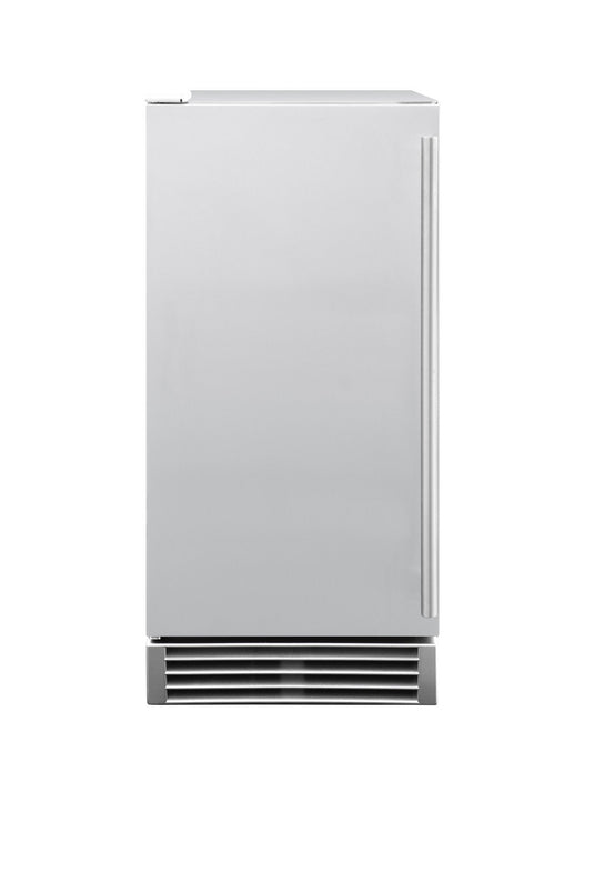 Summerset Grills 15" And 50 Lbs Capacity UL Outdoor Rated Ice Maker With Stainless Steel Door