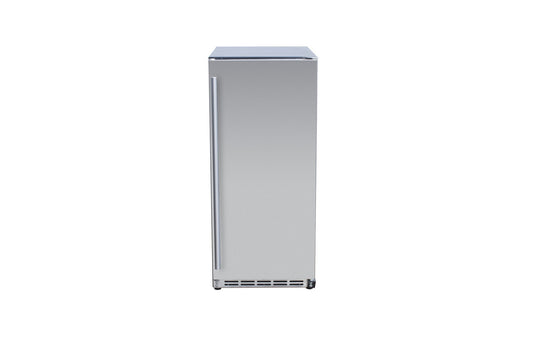 Summerset Grills 15" Stainless Steel Outdoor Rated Refrigerator With Stainless Steel Door