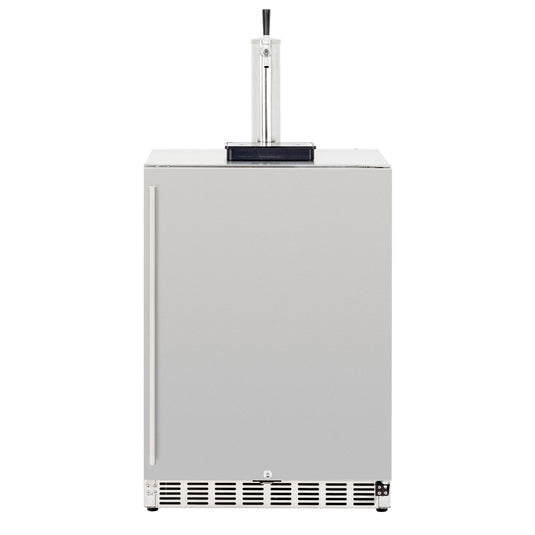 6.6c Deluxe Outdoor Rated Single Tap Kegerator - Completed