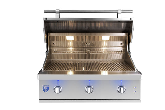 American Made Grills - Atlas, Includes Grill Cover - WITH BRIQUETTES