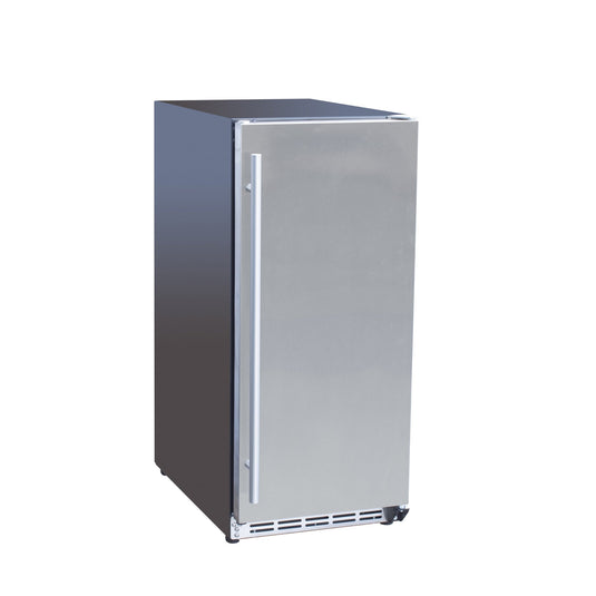 Summerset Grills 15" Stainless Steel Outdoor Rated Refrigerator With Stainless Steel Door