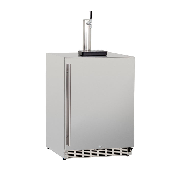6.6c Deluxe Outdoor Rated Single Tap Kegerator - Completed
