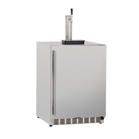 6.6c Deluxe Outdoor Rated Single Tap Kegerator - Completed