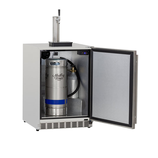 Summerset Grills 6.6C Deluxe Stainless Steel No Tap Outdoor Rated Kegerator