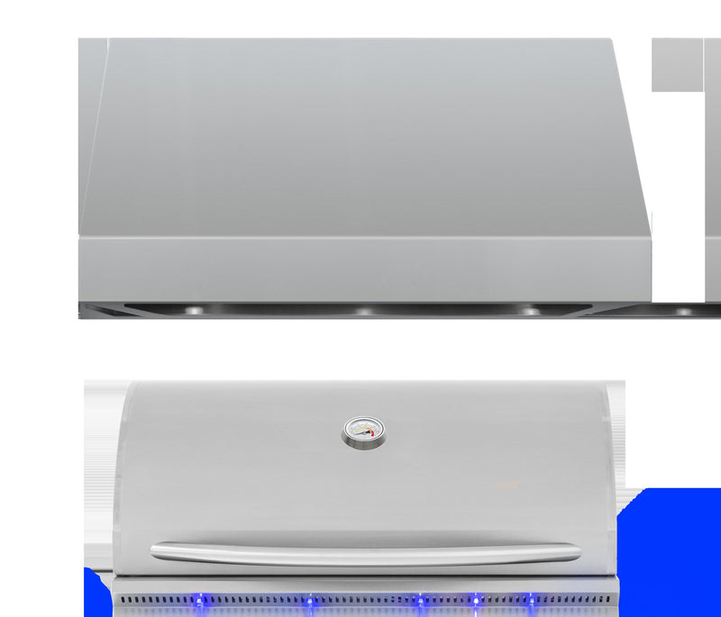Load image into Gallery viewer, 36" Outdoor Rated Vent Hood with 1,000 CFM Motor and Mounting Bracket
