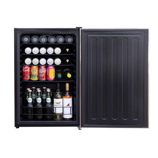 Deluxe Outdoor Approved Refrigerator with Stainless Steel Door and Handle (4.1c) - NEW REVERSIBLE DOOR