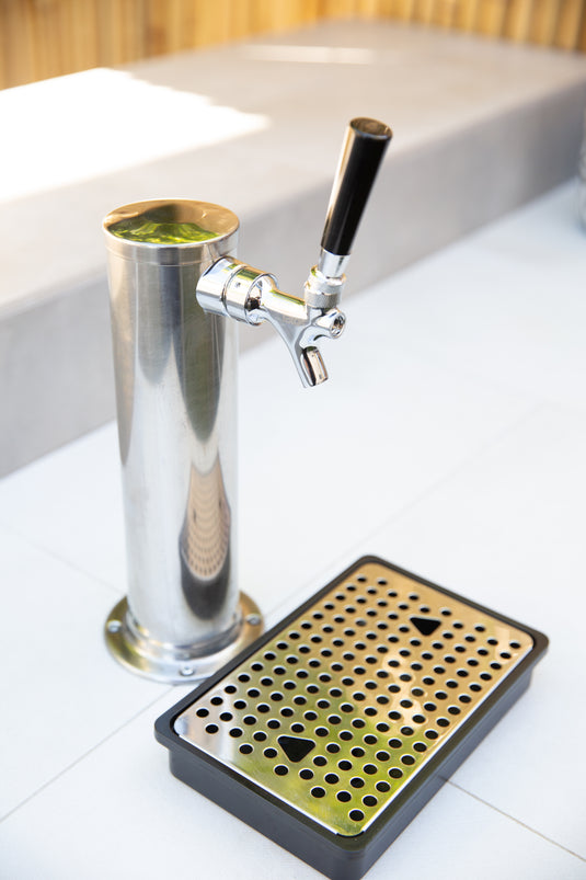 6.6c Deluxe Outdoor Rated Single Tap Kegerator - Completed