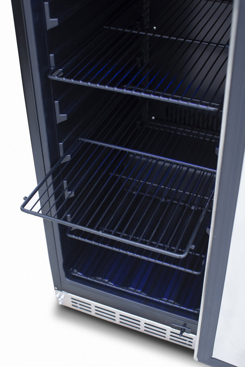 Load image into Gallery viewer, Summerset Grills 15" Stainless Steel Outdoor Rated Refrigerator With Glass Door
