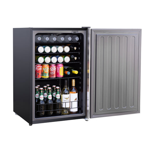 Deluxe Outdoor Approved Refrigerator with Stainless Steel Door and Handle (4.1c) - NEW REVERSIBLE DOOR