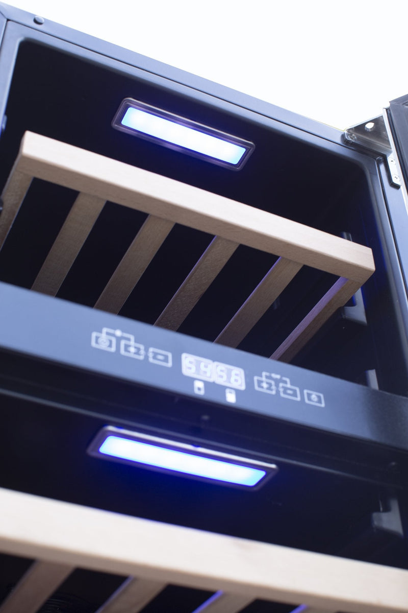Load image into Gallery viewer, Summerset Grills High Quality Stainless Steel Outdoor Rated Dual Zone Wine Cooler
