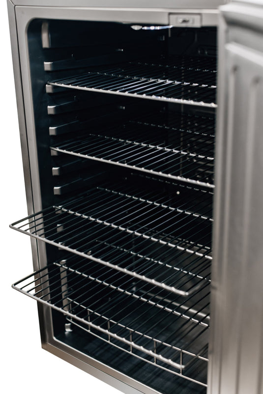 Deluxe Outdoor Approved Refrigerator with Stainless Steel Door and Handle (4.1c) - NEW REVERSIBLE DOOR