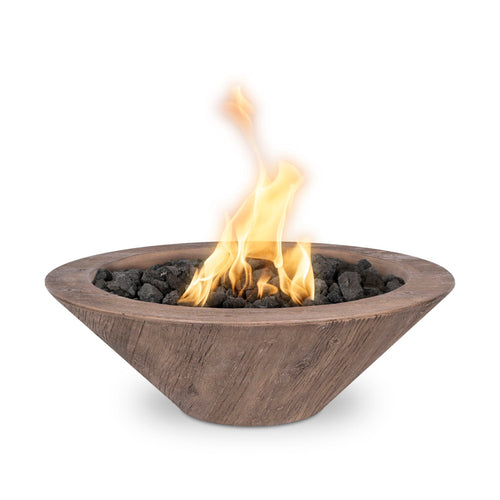 Cazo Fire Bowl Gfrc Wood Grain