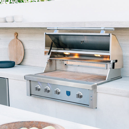 American Made Grills - Estate Freedom , Stainless Steel U-Tube Burners - Includes Grill Cover