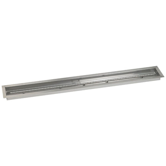 Linear Stainless Steel Drop-In Fire Pit Pan