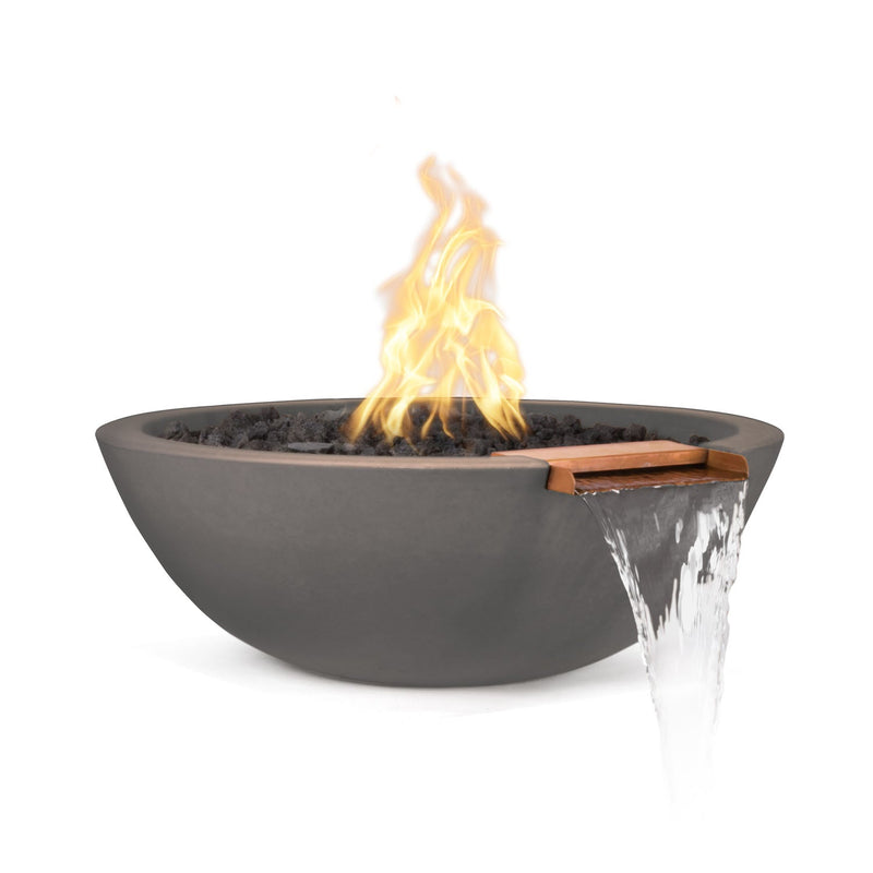 Load image into Gallery viewer, Sedona Fire Water Bowl Gfrc Concrete
