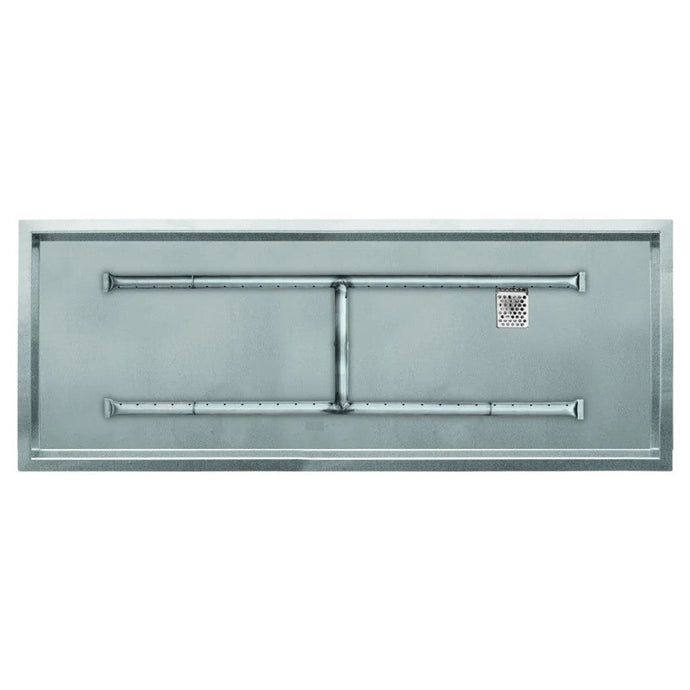 Firegear Stainless Steel Linear Drop-In Pan H Burner Gas Fire Pit Kit