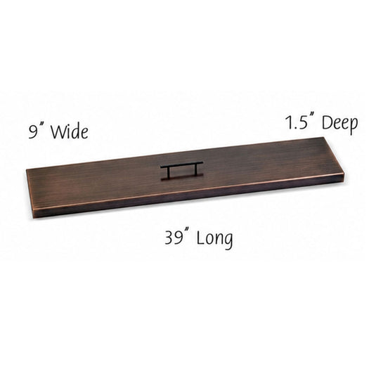 Linear Oil Rubbed Bronze Drop-In Pan Cover