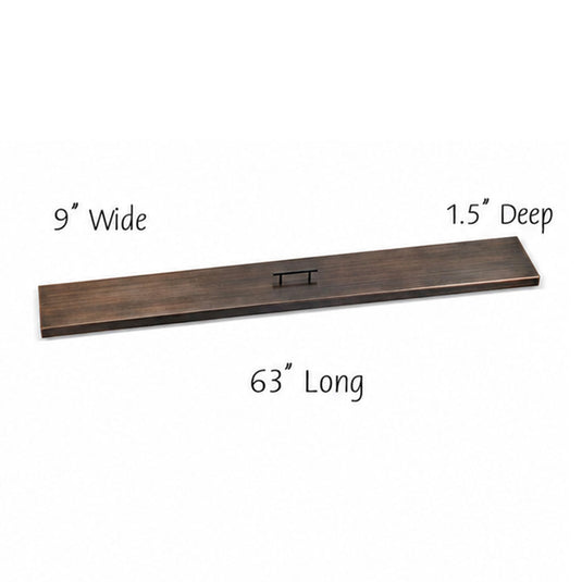 Linear Oil Rubbed Bronze Drop-In Pan Cover
