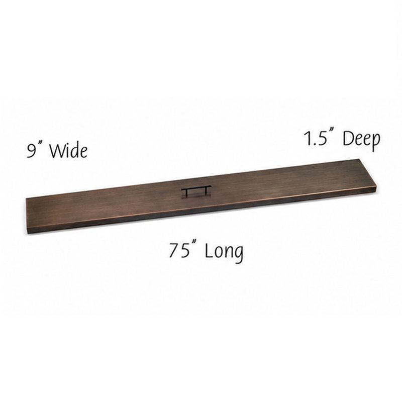 Load image into Gallery viewer, Linear Oil Rubbed Bronze Drop-In Pan Cover
