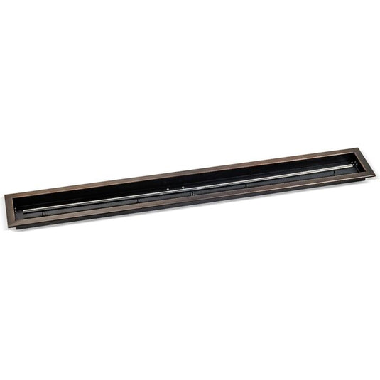 Linear Oil Rubbed Bronze Drop-In Fire Pit Pan