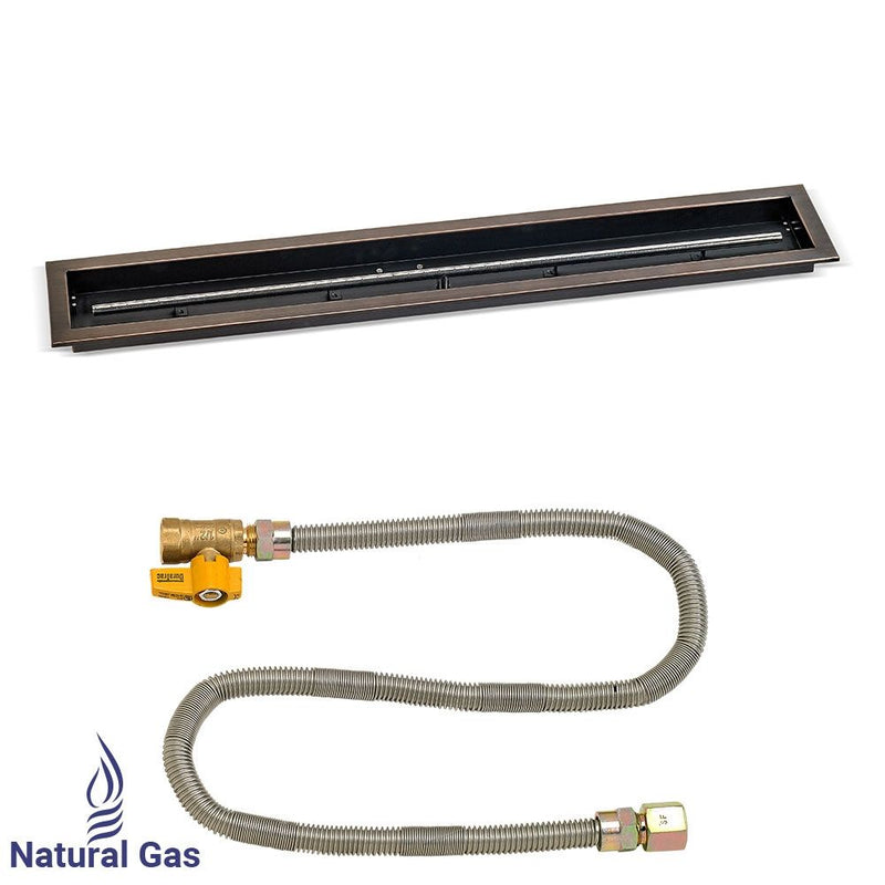 Load image into Gallery viewer, Linear Oil Rubbed Bronze Drop-In Pan with Match Light Kit
