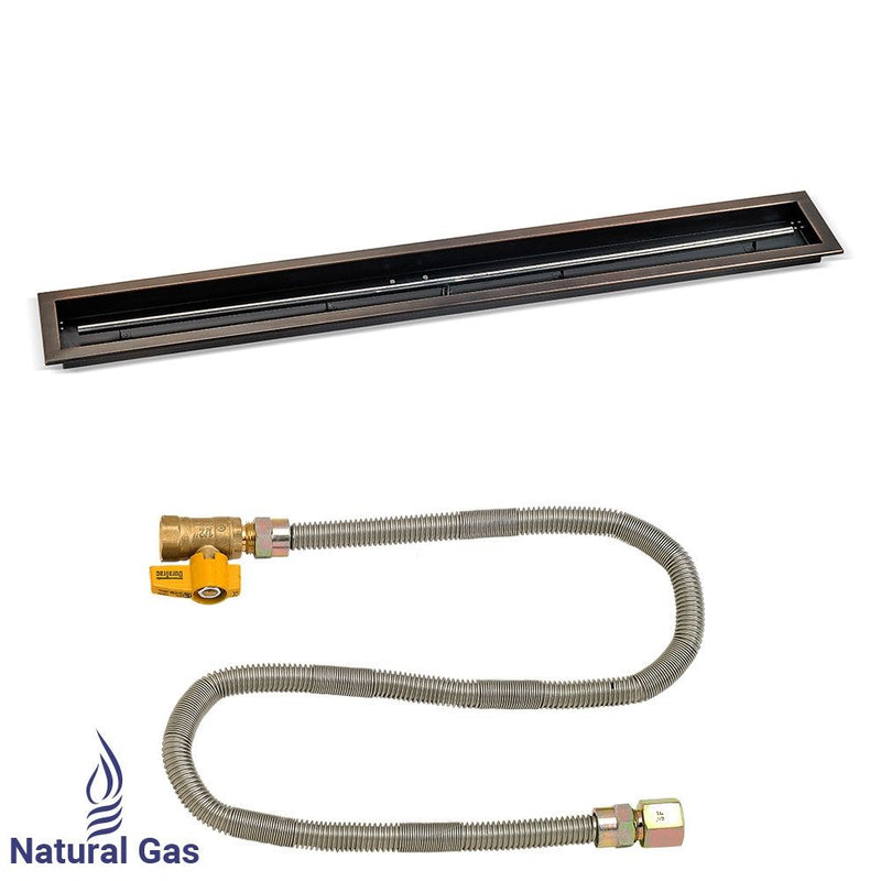 Load image into Gallery viewer, Linear Oil Rubbed Bronze Drop-In Pan with Match Light Kit
