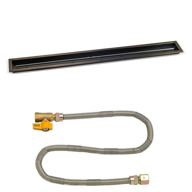 Load image into Gallery viewer, Linear Oil Rubbed Bronze Drop-In Pan with Match Light Kit
