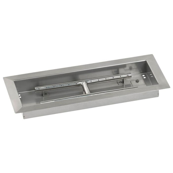 Stainless Steel Rectangular Drop-In Fire Pit Pan
