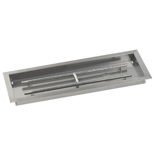 Stainless Steel Rectangular Drop-In Fire Pit Pan