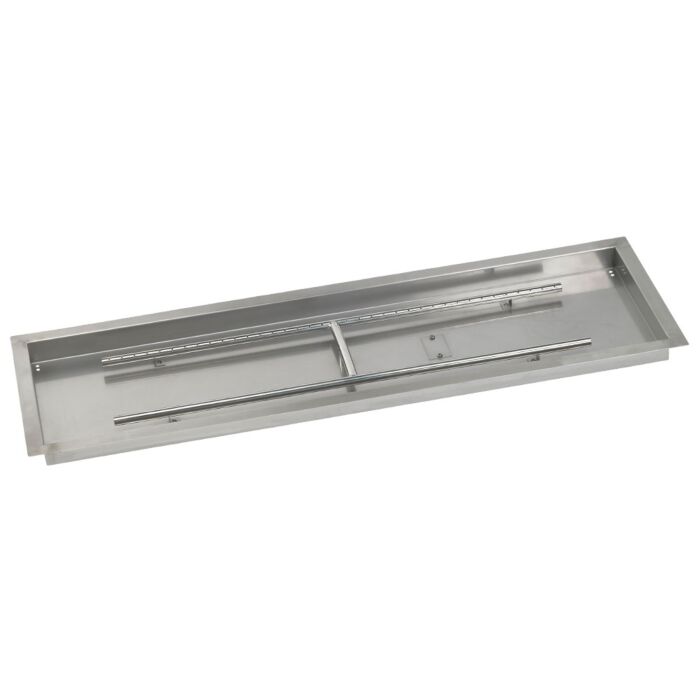 Load image into Gallery viewer, Stainless Steel Rectangular Drop-In Fire Pit Pan
