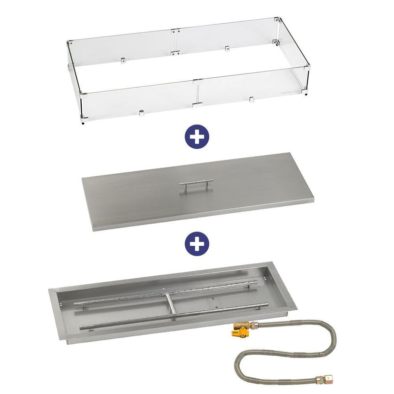 Load image into Gallery viewer, Rectangular Drop-In Pan with Match Light Kit - Bundle
