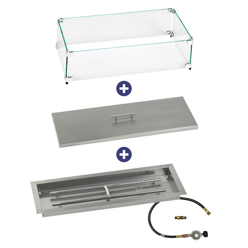 Load image into Gallery viewer, Rectangular Drop-In Pan with Match Light Kit - Bundle
