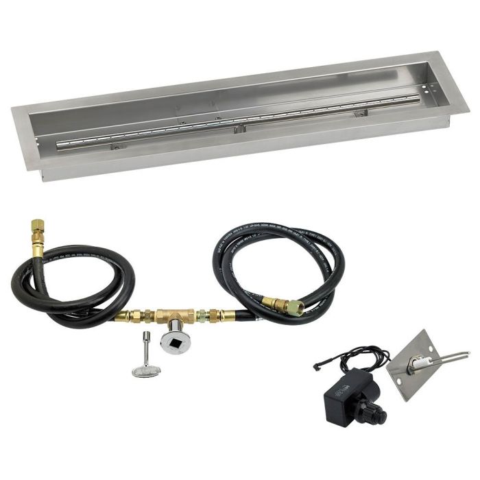 Load image into Gallery viewer, Linear Stainless Steel Drop-In Pan with Spark Ignition Kit
