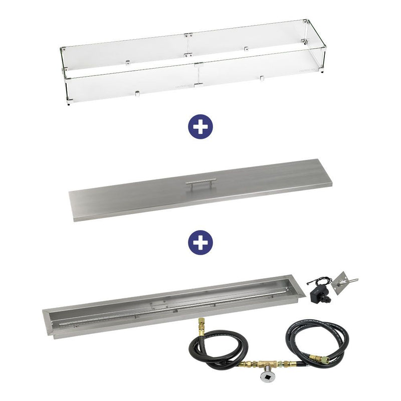 Load image into Gallery viewer, Linear Channel Drop-In Pan with Spark Ignition Kit - Bundle
