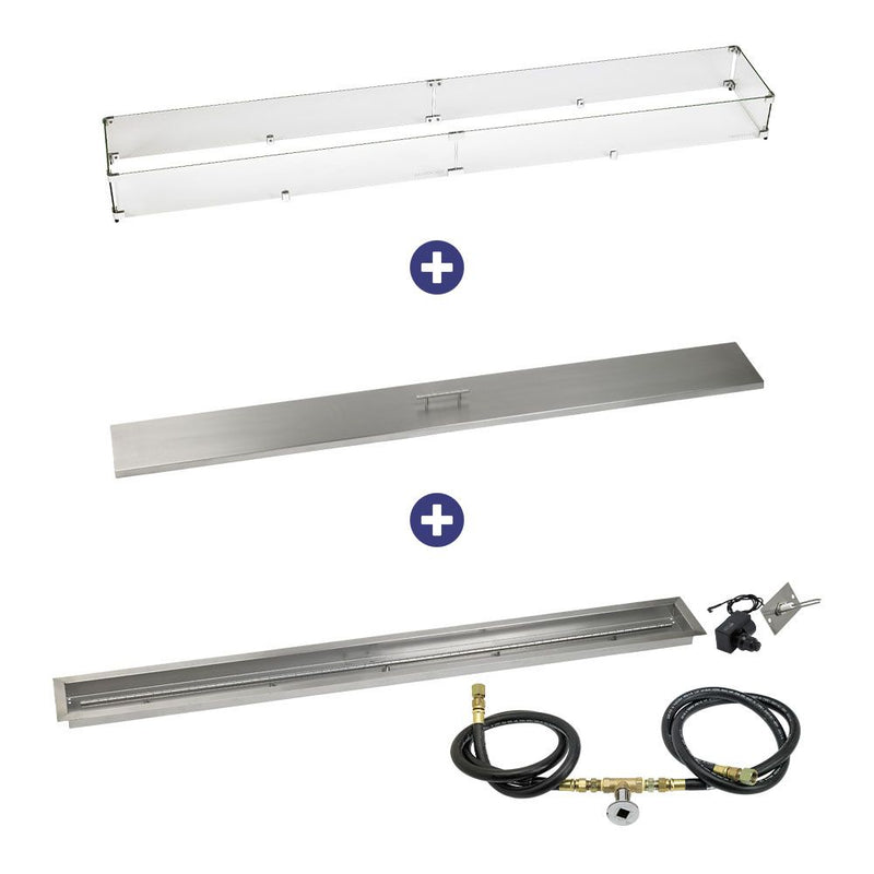 Load image into Gallery viewer, Linear Channel Drop-In Pan with Spark Ignition Kit - Bundle
