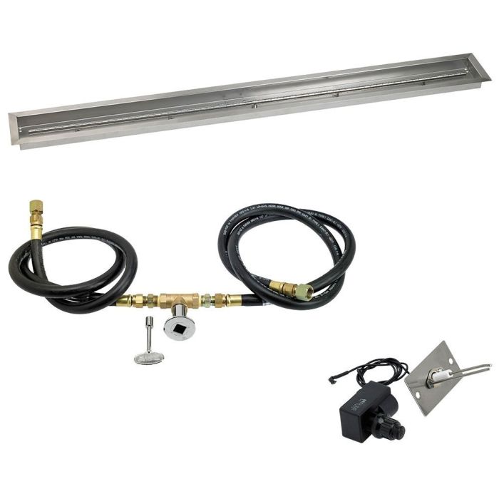 Load image into Gallery viewer, Linear Stainless Steel Drop-In Pan with Spark Ignition Kit
