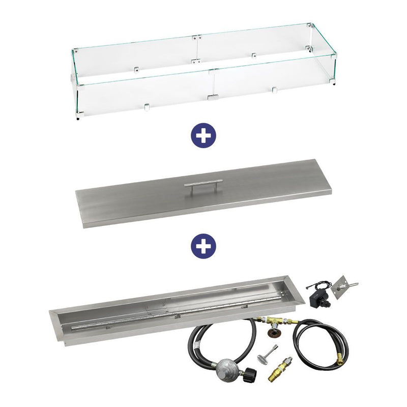 Load image into Gallery viewer, Linear Channel Drop-In Pan with Spark Ignition Kit - Bundle
