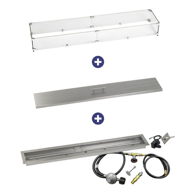Load image into Gallery viewer, Linear Channel Drop-In Pan with Spark Ignition Kit - Bundle

