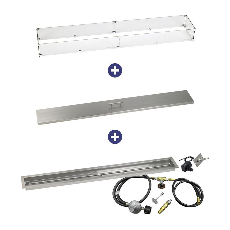 Load image into Gallery viewer, Linear Channel Drop-In Pan with Spark Ignition Kit - Bundle
