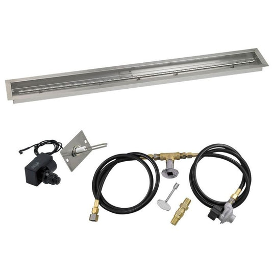 Linear Stainless Steel Drop-In Pan with Spark Ignition Kit