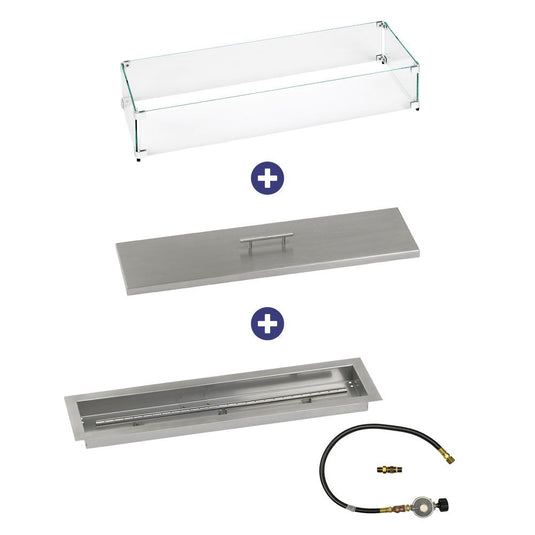 Linear Drop-In Pan with Match Light Kit - Bundle