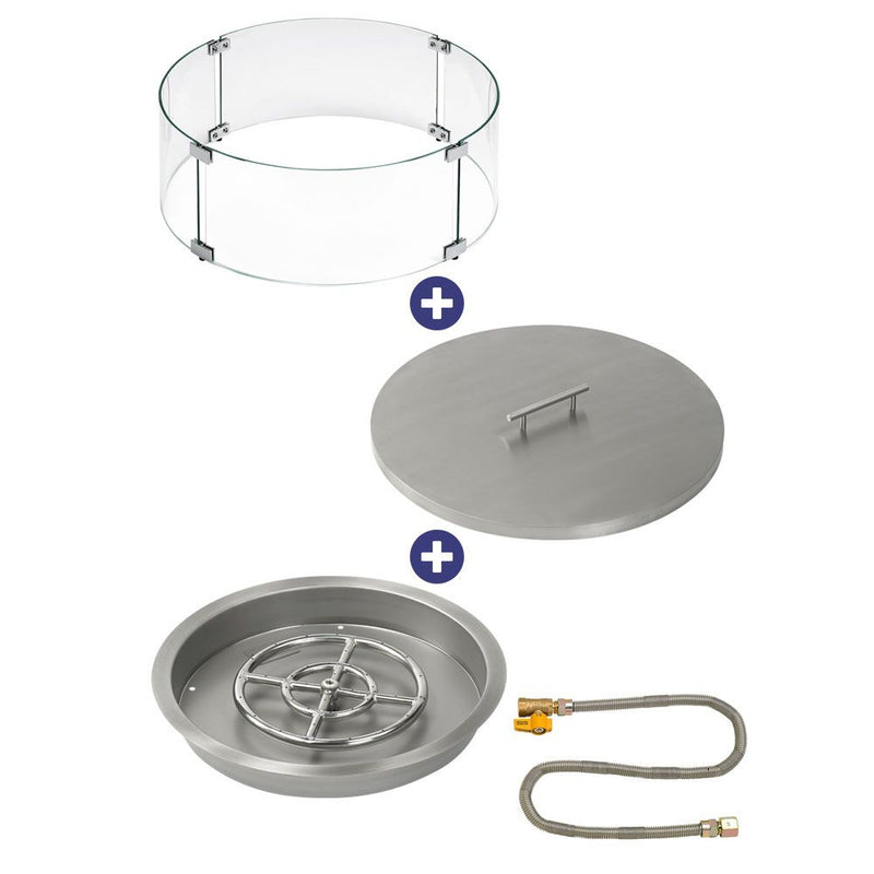 Load image into Gallery viewer, Round Drop-In Pan with Match Light Kit - Bundle
