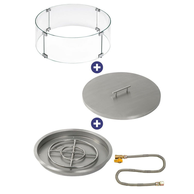Load image into Gallery viewer, Round Drop-In Pan with Match Light Kit - Bundle
