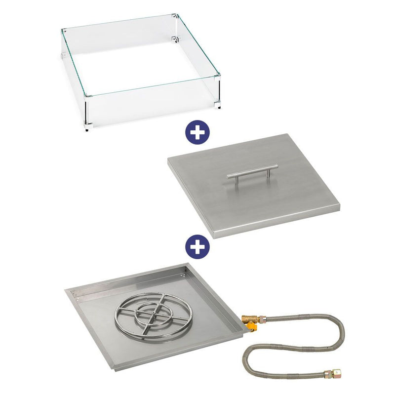 Load image into Gallery viewer, Square Drop-In Pan with Match Light Kit - Bundle
