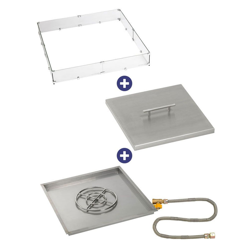 Load image into Gallery viewer, Square Drop-In Pan with Match Light Kit - Bundle
