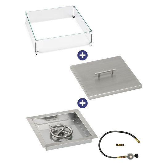 Square Drop-In Pan with Match Light Kit - Bundle